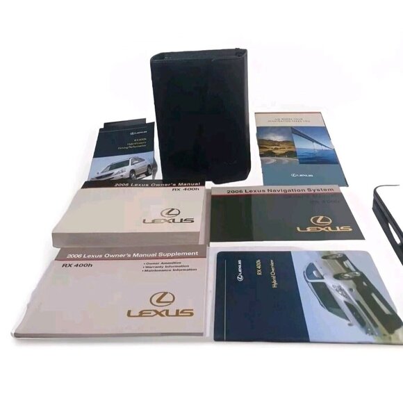 Lexus Leather Case With Owner's Manuals Operators User Navigation Guides… - Picture 2 of 15